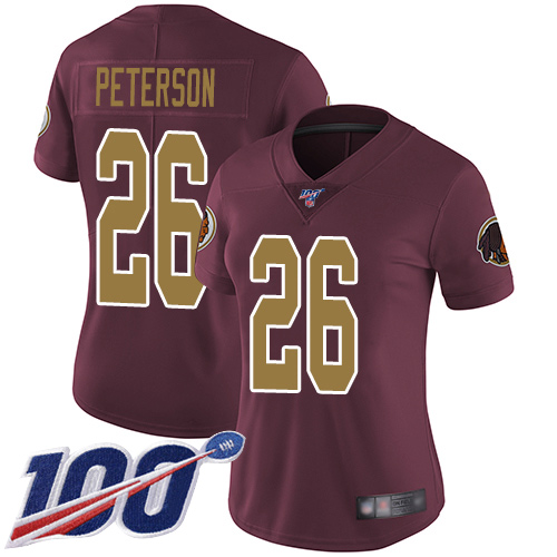 Washington Redskins Limited Burgundy Red Women Adrian Peterson Alternate Jersey NFL Football 26->youth nfl jersey->Youth Jersey